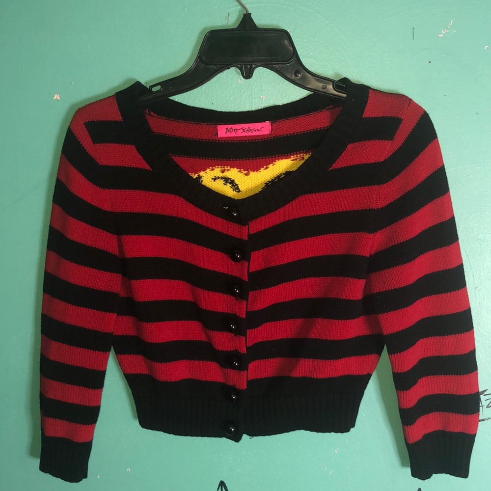Betsy Johnson Marilyn Monroe Cardigan Sweater